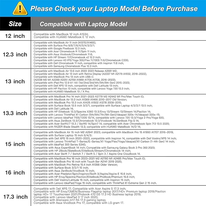MOSISO Laptop Case 13 inch, 13 inch Laptop Sleeve Compatible - Image 5