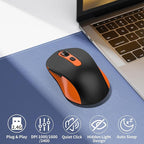 Wireless Mouse for Laptop, Chromebook, Silent Mouse - Image 2
