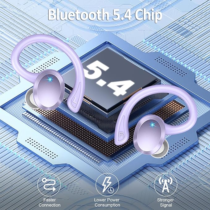 Wireless Earbud, 48H Running Wireless Earphones - Image 2