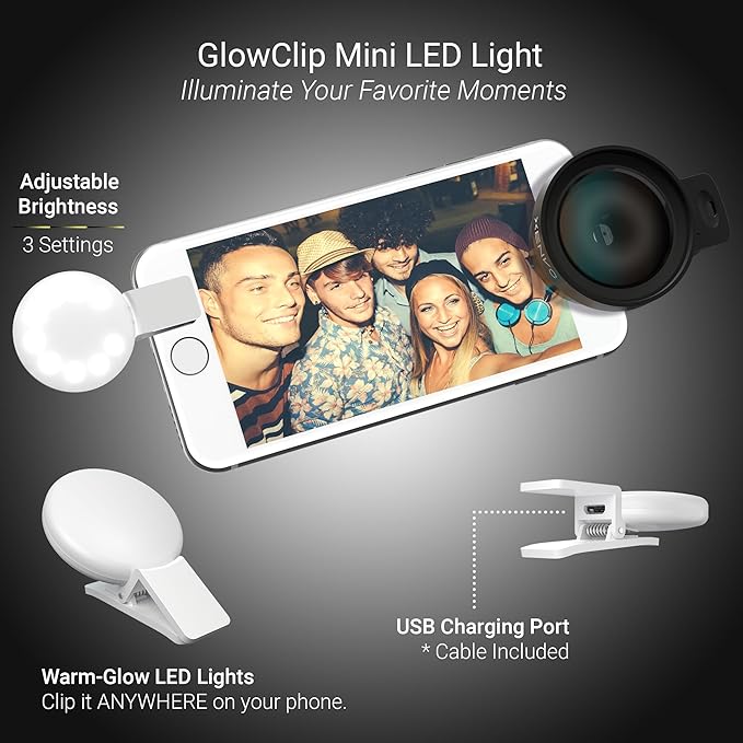 Pro Lens Kit for iPhone and Android, Macro and Wide Angle Lens - Image 3