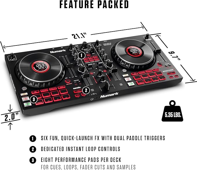 Numark Mixtrack Platinum FX Serato DJ Controller - Image 5