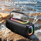 Bluetooth Speaker 60W, 36H Playtime 6000mAh BT5.4 Portable Wireless Speaker - Image 4