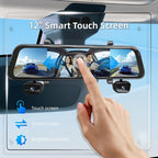 2025 Rear view Mirror Camera, 4 Channel Mirror Dash Cam Front and Rear - Image 4