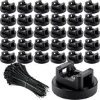 Yookeer 180 Pieces Magnetic Zip Tie Mount Multipurpose Cable Holder Magnets by Yookeer