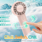 Mini Portable Fan, USB Personal Handheld Fan - Image 7