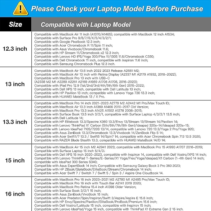 MOSISO Laptop Case 13 inch, 13 inch Laptop Sleeve Bag Compatible - Image 5