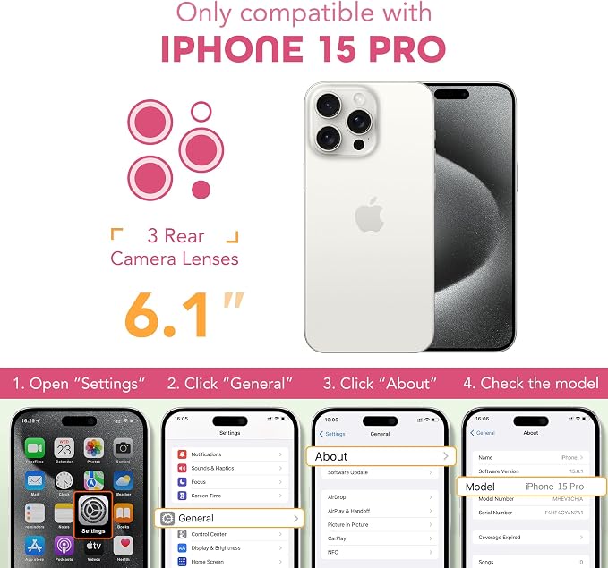Magnetic for iPhone 15 Pro Case, Compatible - Image 8