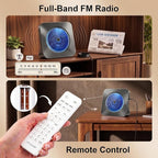Gueray CD Player Portable Bluetooth Desktop CD Player - Image 6