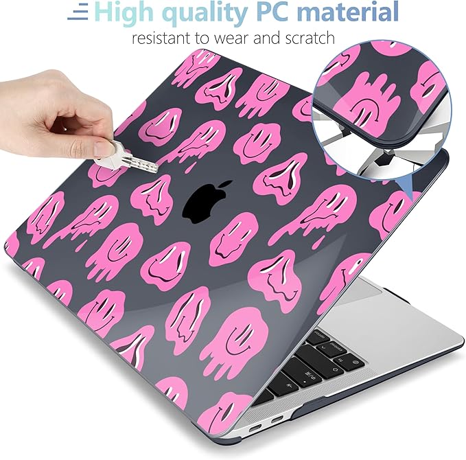 MEEgoodo for MacBook Air 13 inch Case 2021 2020 2019 2018 Released A2337 M1 - Image 3