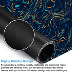 Abstract Starry Sky Swirl Gaming Desk Mat - Image 5