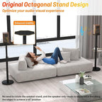 Universal Floor Speaker Stands Pair, Surround Sound Bookshelf Speaker Stands - Image 3
