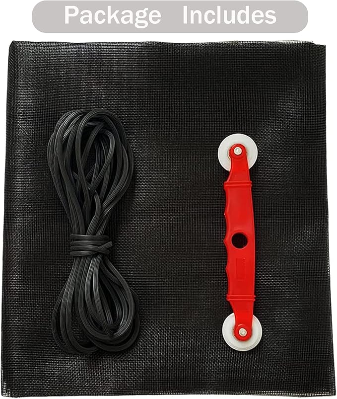 Window Screen Replacement Kit, DIY Adjustable Screen Door Mesh - Image 7