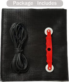 Window Screen Replacement Kit, DIY Adjustable Screen Door Mesh - Image 7