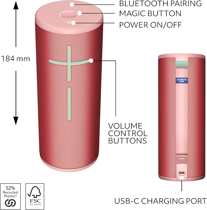 Ultimate Ears Boom 4 Portable Waterproof Bluetooth Speaker - Image 6