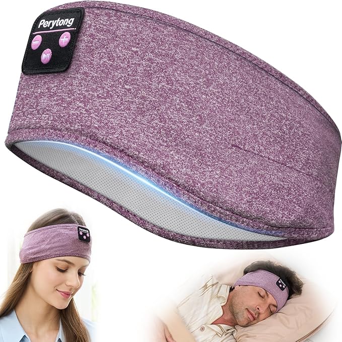 Perytong Sleep Headphones Bluetooth Headband, Headband Headphones by Perytong