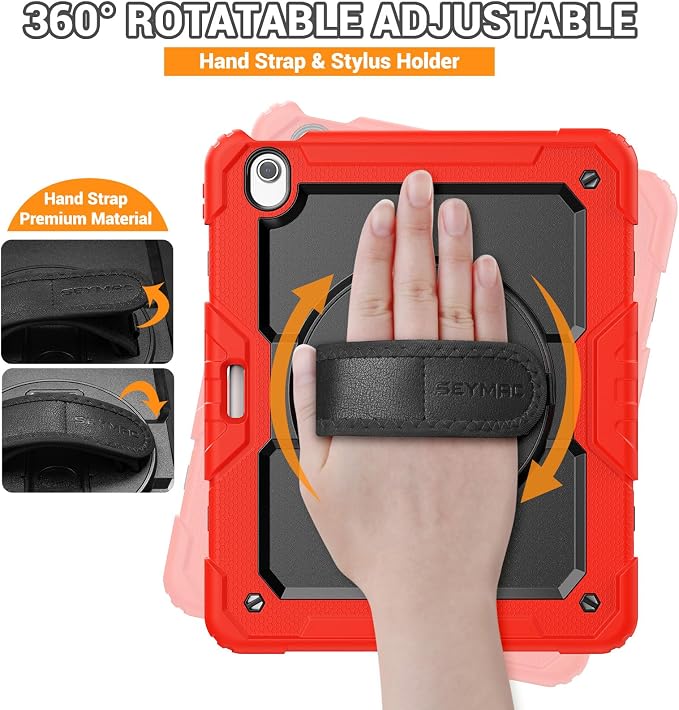 SEYMAC for iPad Air 13 Inch Case M3 2025/ M2 2024, Heavy Duty Shockproof - Image 3