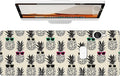 Pop Art Pineapple Gaming Mouse Pad, Large Office Desk Mat, Anti-Slip Rubber by Unknown