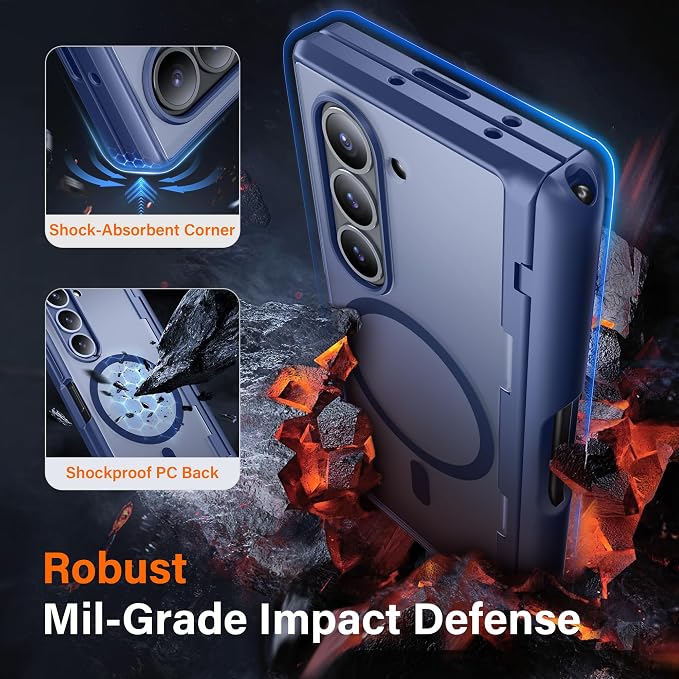 MOBOSI for Z Fold 6 Case with Privacy Screen Protector, Shockproof Phone Cover - Image 6