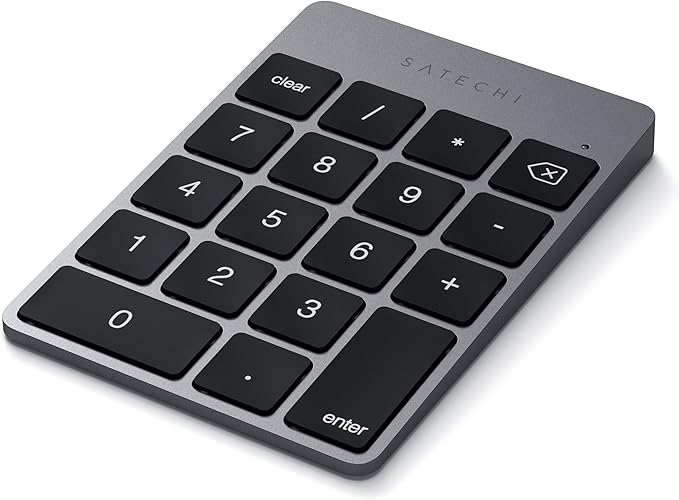 Satechi Slim Aluminum Bluetooth Keypad, Wireless Number Pad - Image 3