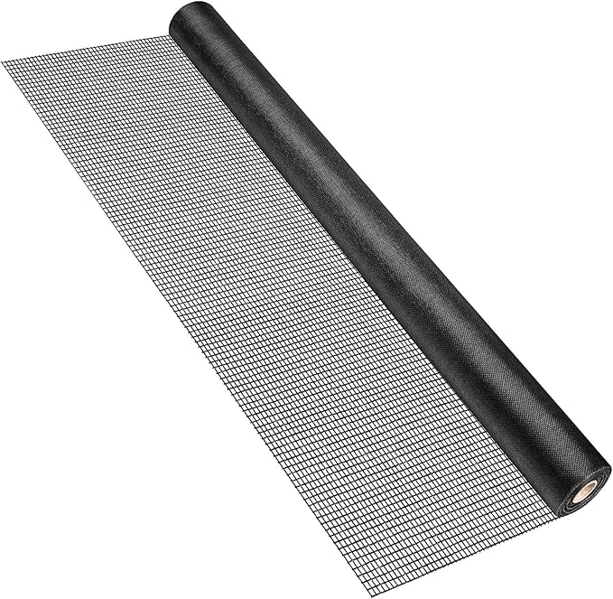 Ouskr Replacement Window Screens Roll, 48 inch x 100 feet Durable Window Screen by Ouskr