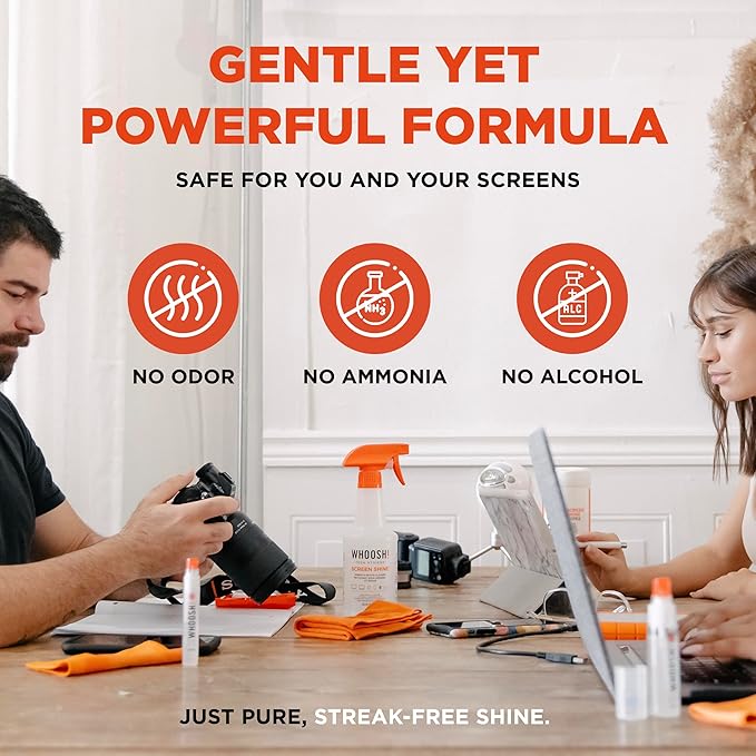 WHOOSH! Screen Shine Pro 16.9 fl oz Refillable TV Screen Cleaner - Image 6