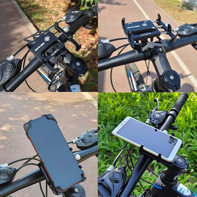 GUB Bike Phone Mount Holder, Aluminum Motorcycle Phone Holder Mount 360° - Image 4