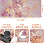 Mouse Pad Large Pink and Gold Marble Non-Slip Gaming Desk Mat - Image 3