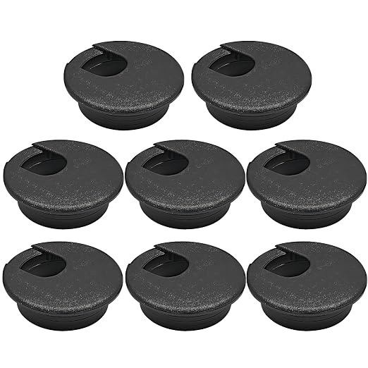 Desk Grommet 1-1/2", Desk Cord Hole Cover, Cable Grommet ABS Plastic, Desk Hole by BOPOREAE