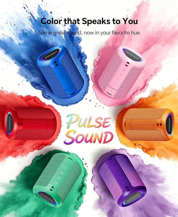 Portable Bluetooth Speaker Beach Essentials: Powerful Crystal Clear - Image 8