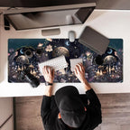 Cute Dark Mushroom Moon Night Mouse Pad XL Extended Gaming Mat - Image 7