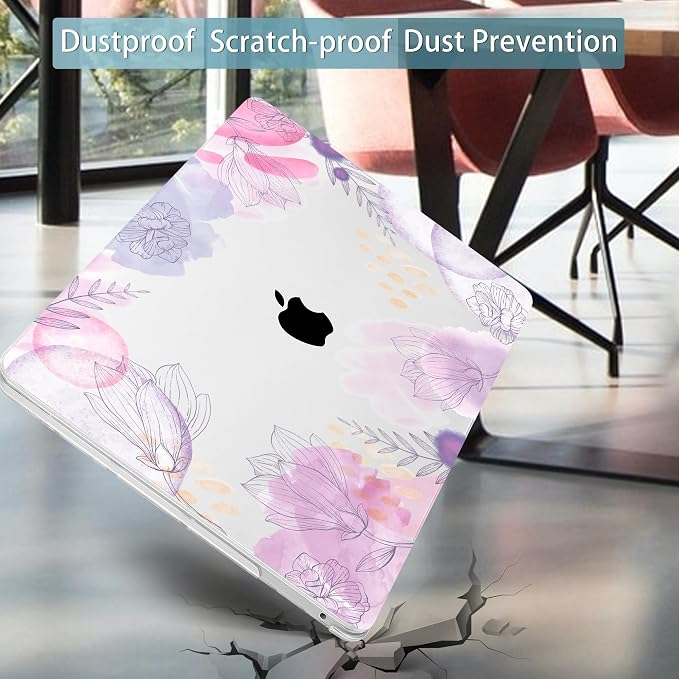Mektron for MacBook Air 13 Case A1466/A1369, Snap-on Plastic Hard Shell Cover - Image 7