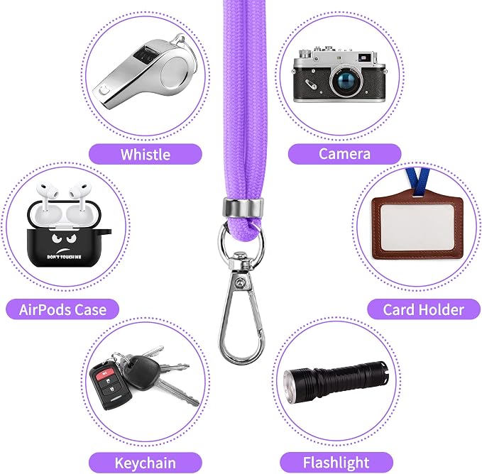 CACOE Phone Lanyard 2 PCS-2 PCS Adjustable Neck Strap, Universal Crossbody - Image 3