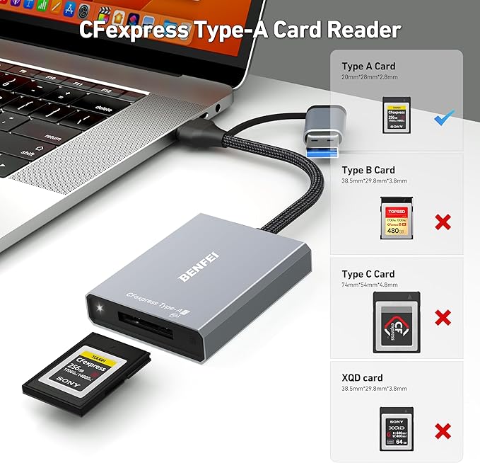 BENFEI CFexpress Type A Card Reader - Image 2