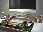 Green Plant Lovers Cute Desk Mat, Kawaii Desk Pad XXL Large Extended Lofi Mouse - Image 6