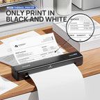 POLONO Portable Printer, D810 Inkless Bluetooth Thermal Printer Wireless - Image 3