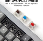 Keychron Q7 Wired Custom Mechanical Keyboard, 70% Layout QMK/VIA Programmable - Image 3