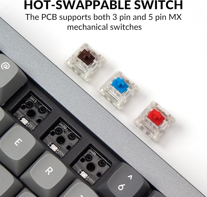 Keychron Q7 Wired Custom Mechanical Keyboard, 70% Layout QMK/VIA Programmable - Image 3