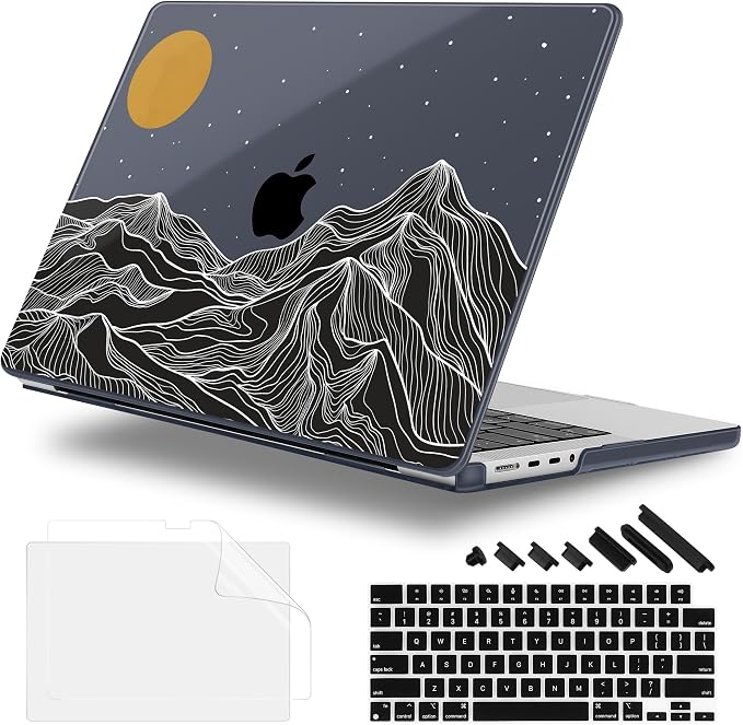 for MacBook Pro 16 inch Case 2021 2022 2023 2024 Release A3186 A3403 M4 A2991 by WelcomeViseNewitems