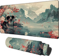 Gaming Desk Pad Large Extra Length Evil-Looking Skull Mouse Pad Keyboard Laptop by Unknown