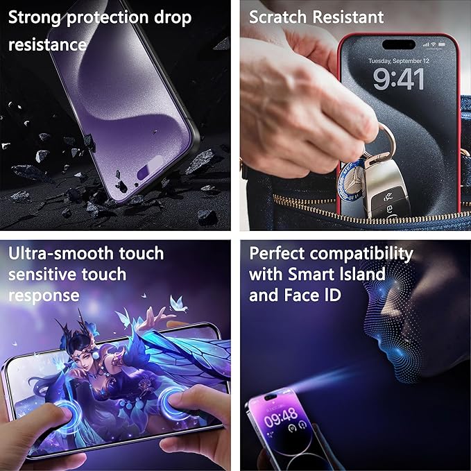 2 Pack Anti Blue Light Matte Screen Protector - Image 7