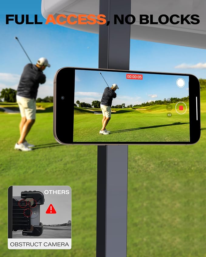 A2C Alloy Magnetic Golf Cart Phone Holder Compatible - Image 6