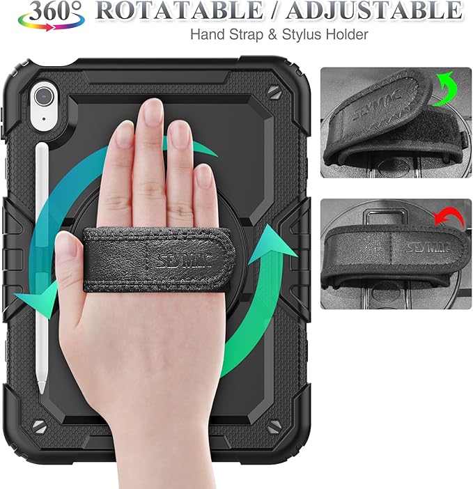 SEYMAC stock Case for iPad 11th/10th Generation 11''/10.9'' 2025/2022, - Image 2