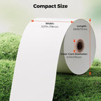 MUNBYN Thermal Receipt Paper 3 1/8 x 230ft, Compatible - Image 2