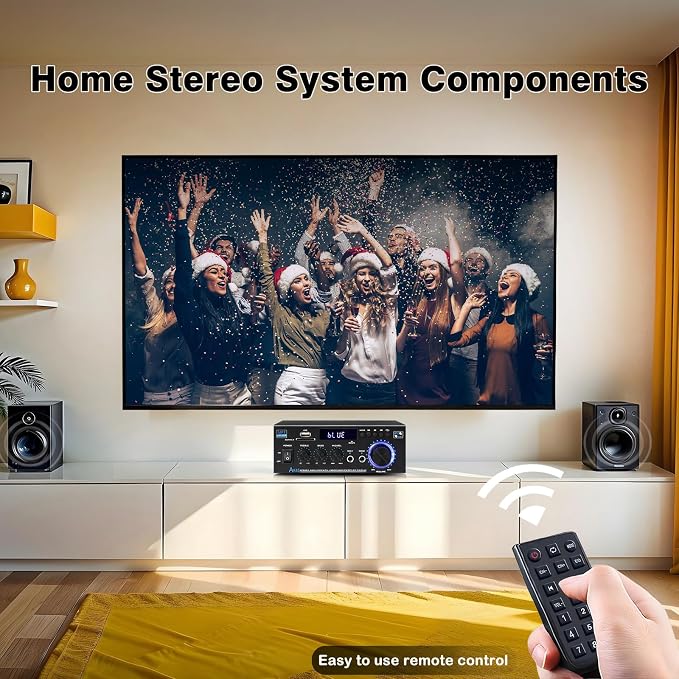 AK45 Stereo Receivers Amplifier Home Audio - Image 7