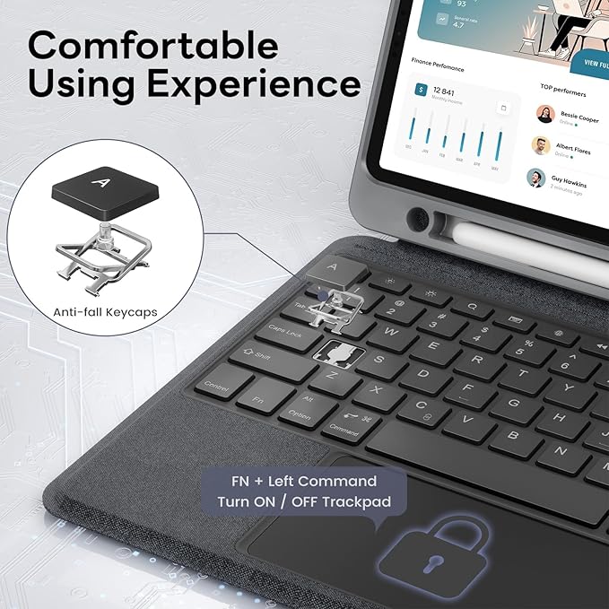 Combo Keyboard Case with Trackpad - Image 5