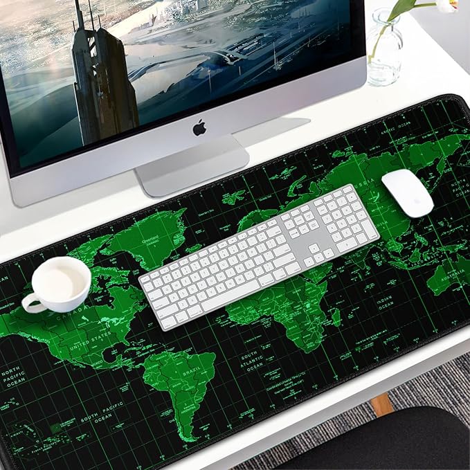 Large Gaming Mouse Pad, 31.5x15.7 inch Large Extended Computer Keyboard Mouse - Image 7