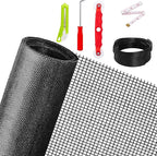 Ouskr Replacement Window Screens Kit, 48X118 Inch Durable Window Screen Mesh by Ouskr