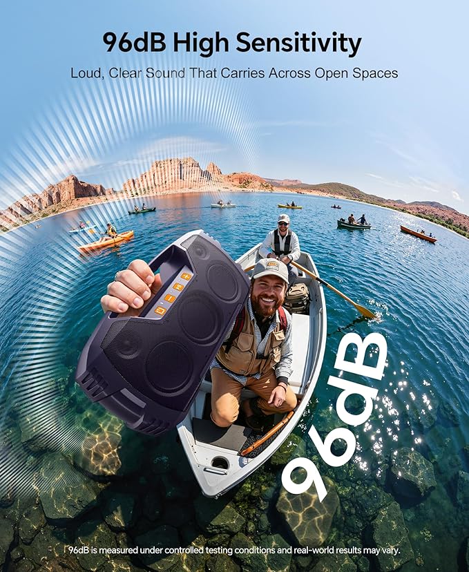 IPX7 Waterproof Outdoor Bluetooth Speaker, 32H Playtime, Floating Design - Image 9