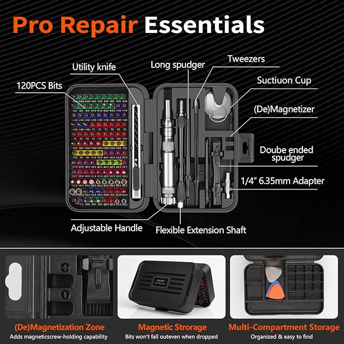 XOOL 132 in 1 Precision Screwdriver Set - Image 2