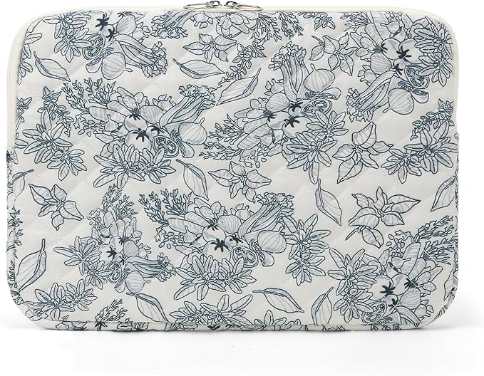 Puffy Laptop Sleeve 13-15.6 Inch Cute Quilted Laptop Protective Case Padded by BBIQI